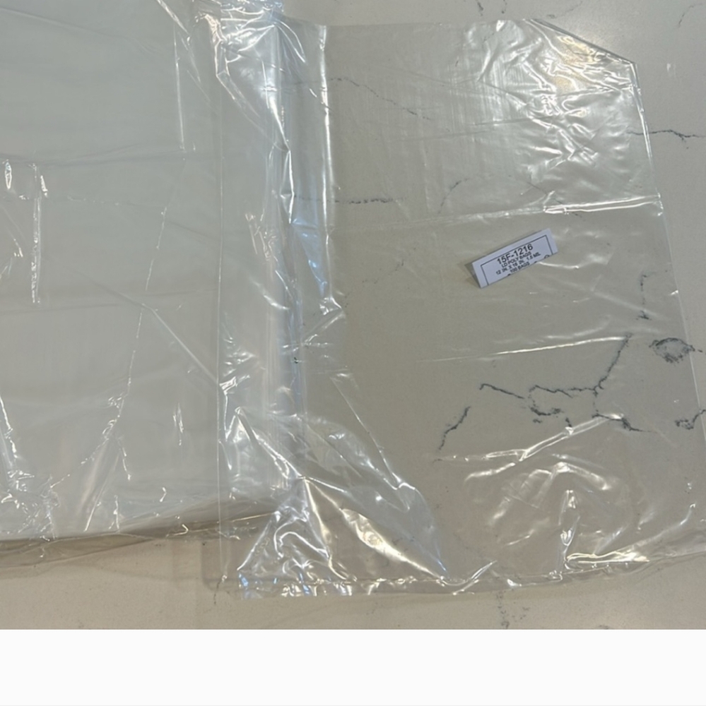 20 Count Clear Poly Bags 14"x20" New - Picture 2 of 2